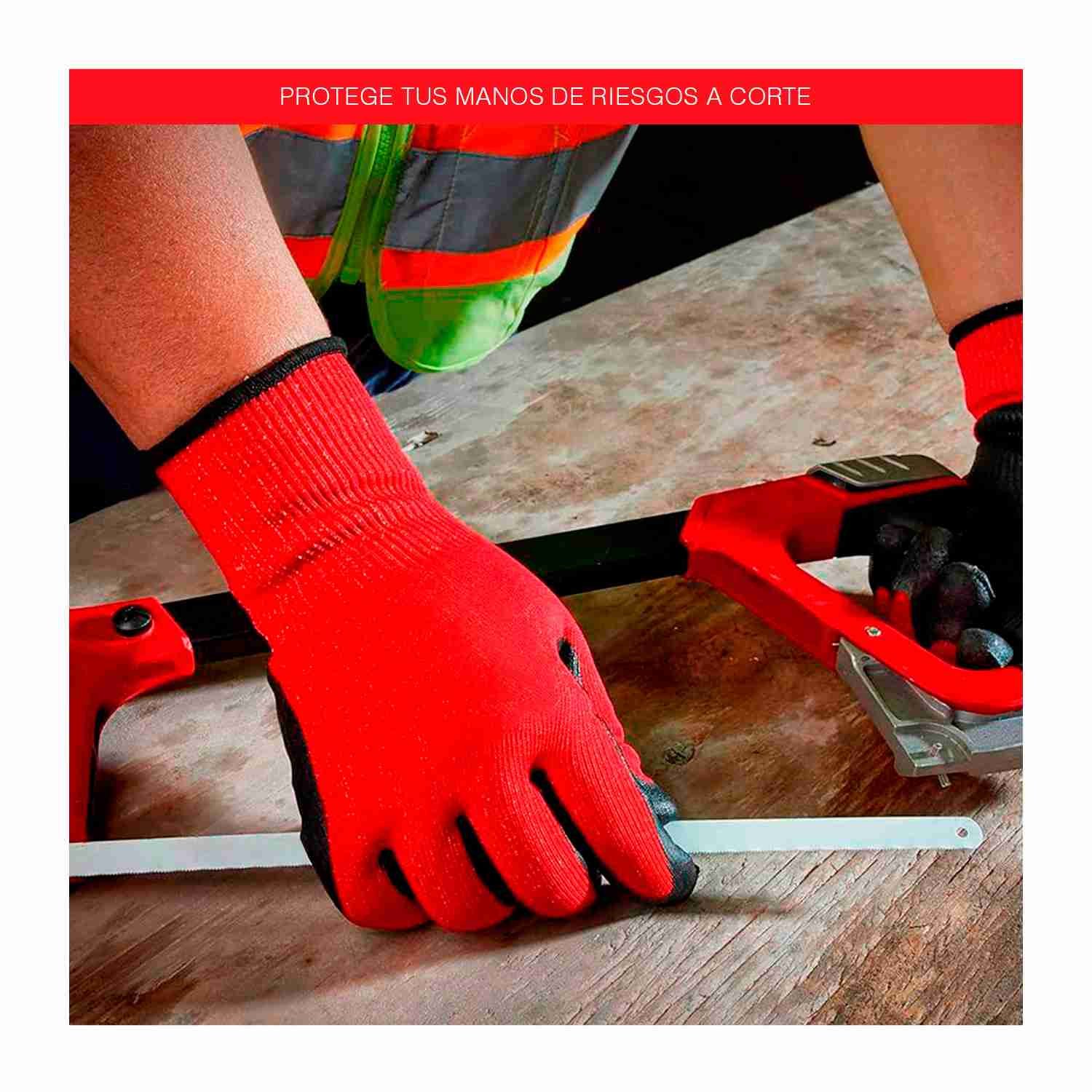 Set 3 Herramienta Fijación INGCO Perforar Engrapar Guantes — vista 10