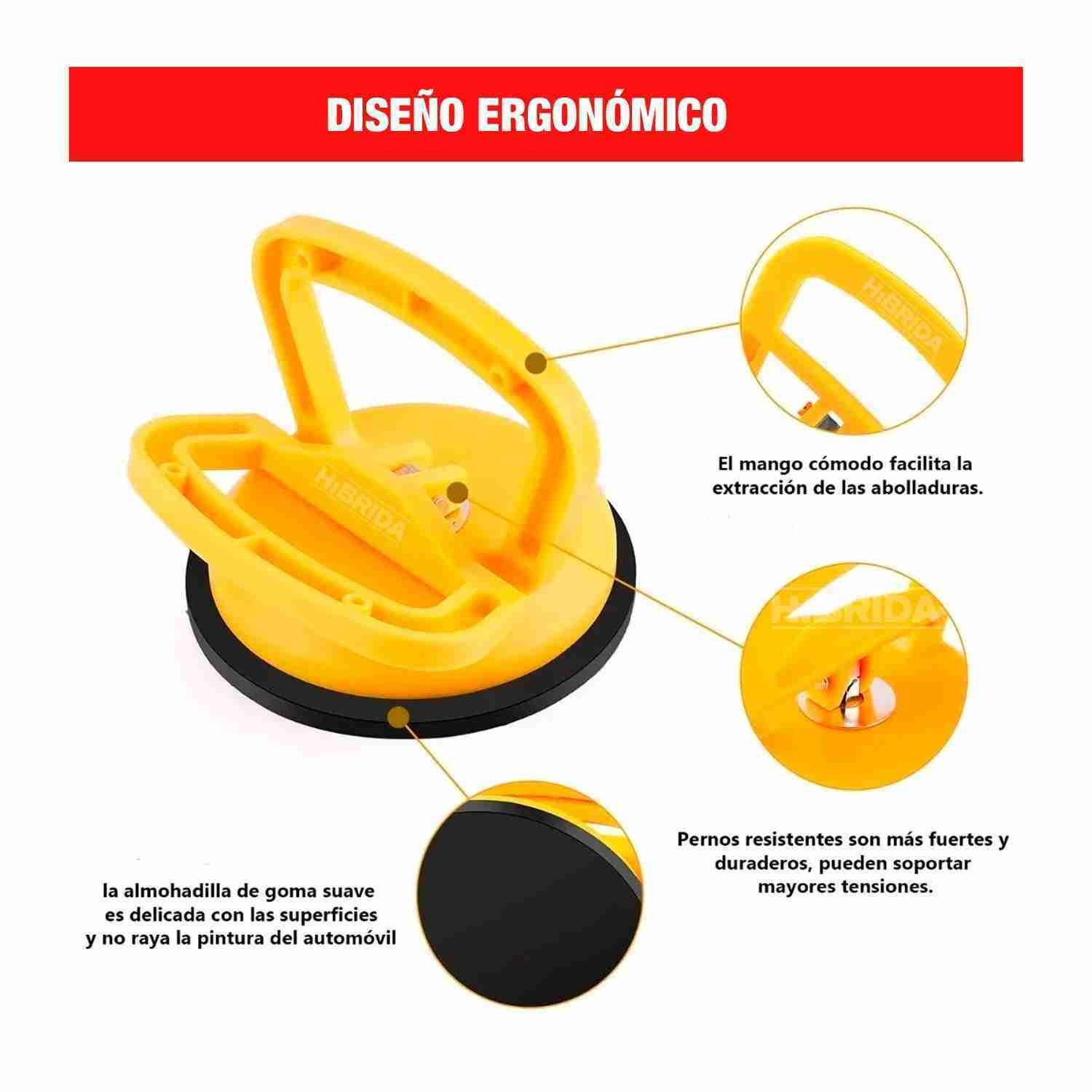 VENTOSA SOPAPA X3 PARA CARGAR VIDRIO 25KG INGCO SUCKER – HSU012501 x 3 - Image 5