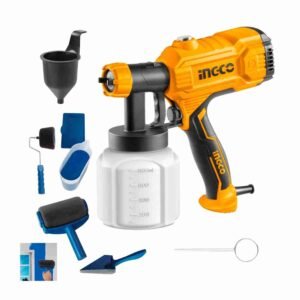 Pistola de Pintar 450 W INGCO + Set Rodillos Recargables