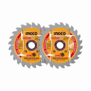 SET HOJAS DE SIERRA TCT ULTRAFINAS 2PZS INGCO CARPINTERÍA