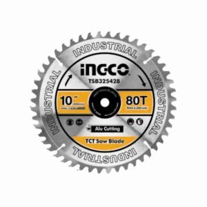 DISCO CORTE ALUMNIO 10″ INGCO PARA INGLETADORA 80T DIENTES – TSB325428