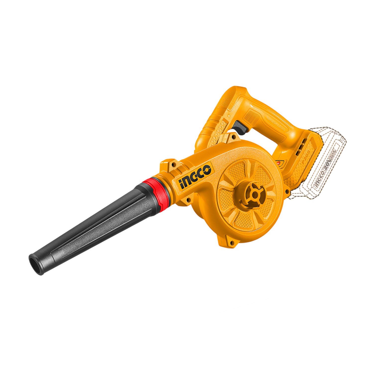 Sopladora 20 V 5 Velocidades - Sin Batería/cargador INGCO