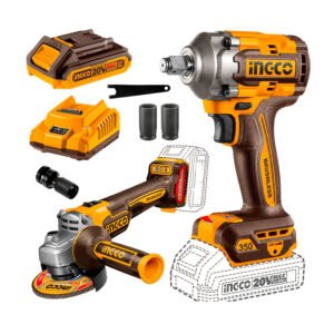 Llave De Impacto Inalámbrico 350 Nm + Amoladora Brushless