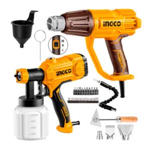Pistola De Calor 2000 W + Pistola De Pintar 450 W + Full Set