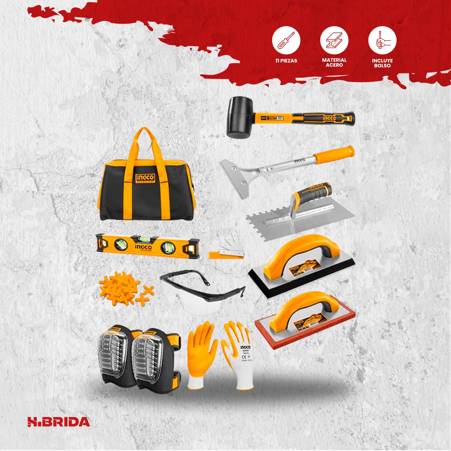 Set De Herramientas De Construcción + 1 Maleta De Transporte – vista 2
