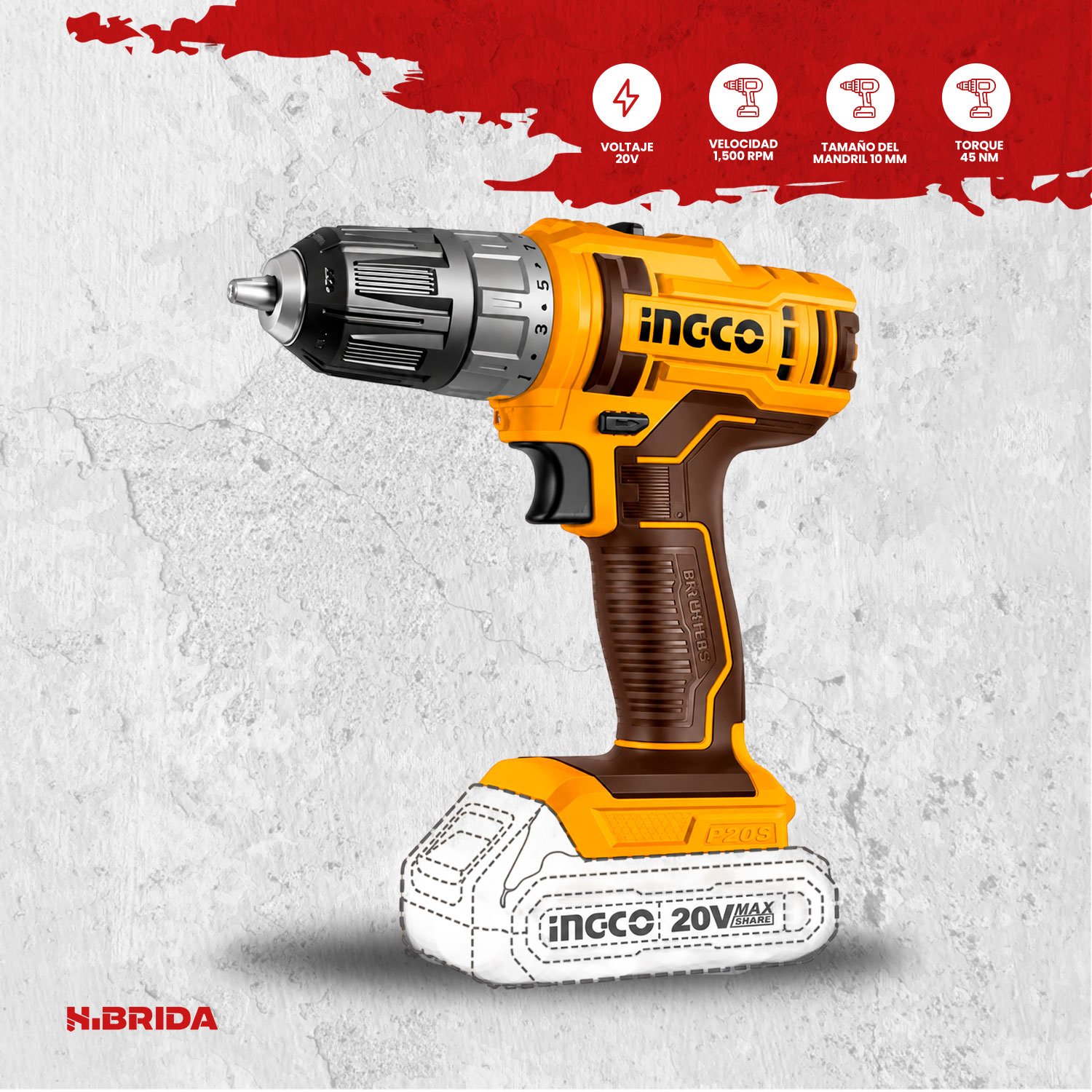 Lijadora Orbital 20 V Lijas+ Taladro 20 V+ Sierra Circular 20 V – vista 3