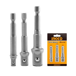 Adaptador Dados Encastre Magnético 3 Piezas 1/4" 3/8" 1/2"