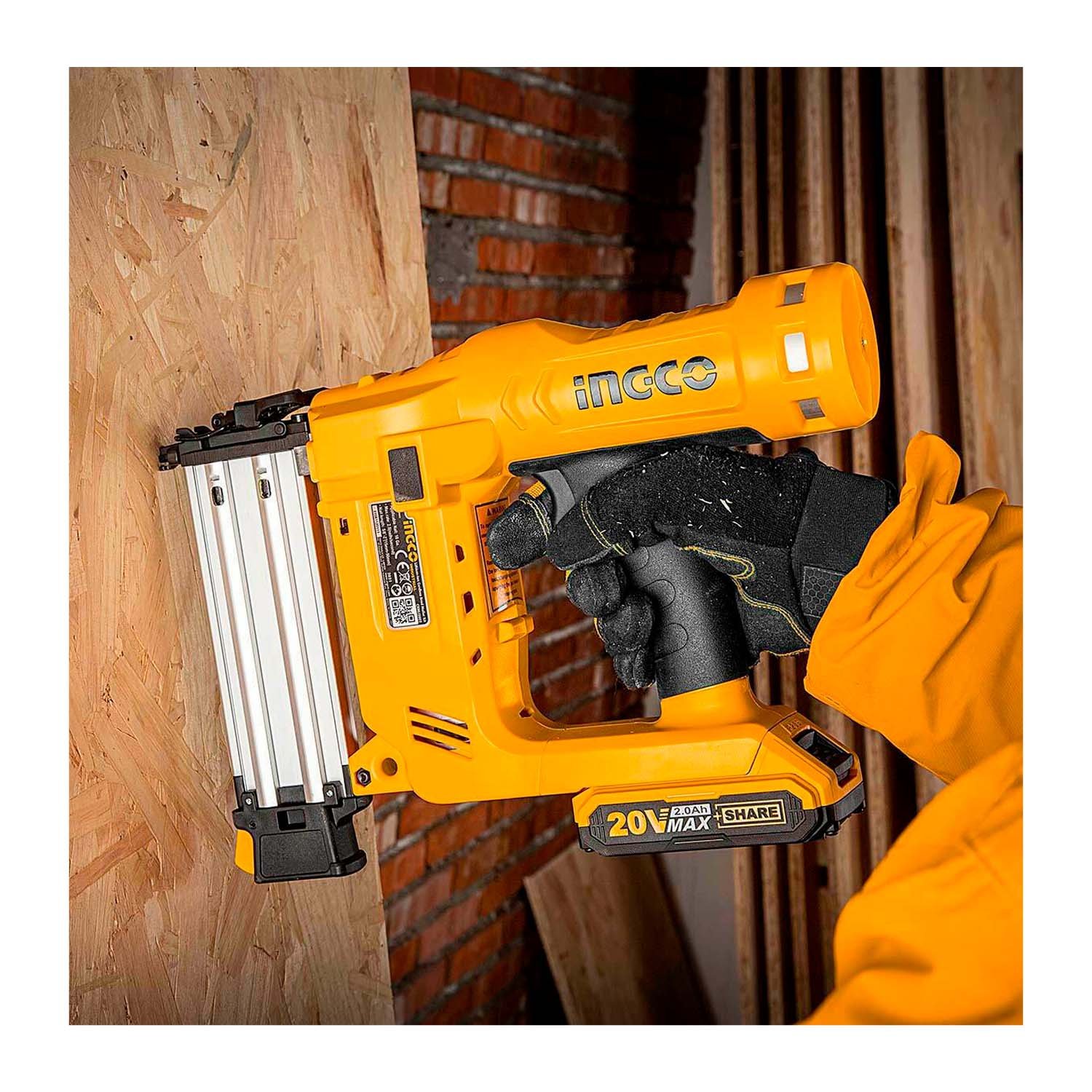 Clavadora Inalámbrica 20 V Batería Y Cargador INGCO – vista 6