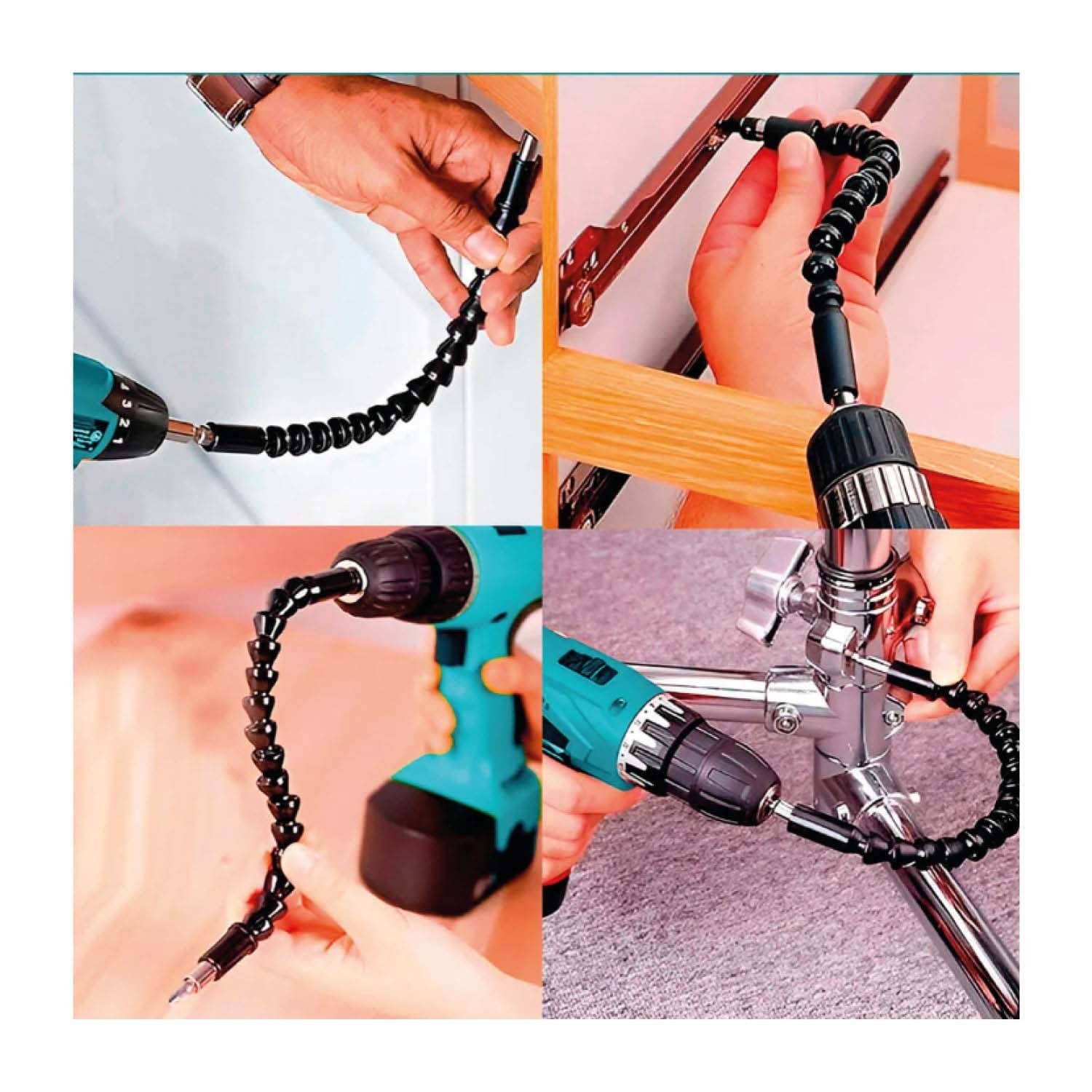 Taladro Percutor + Amoladora + Bateria+Cargador + Extensor – vista 10