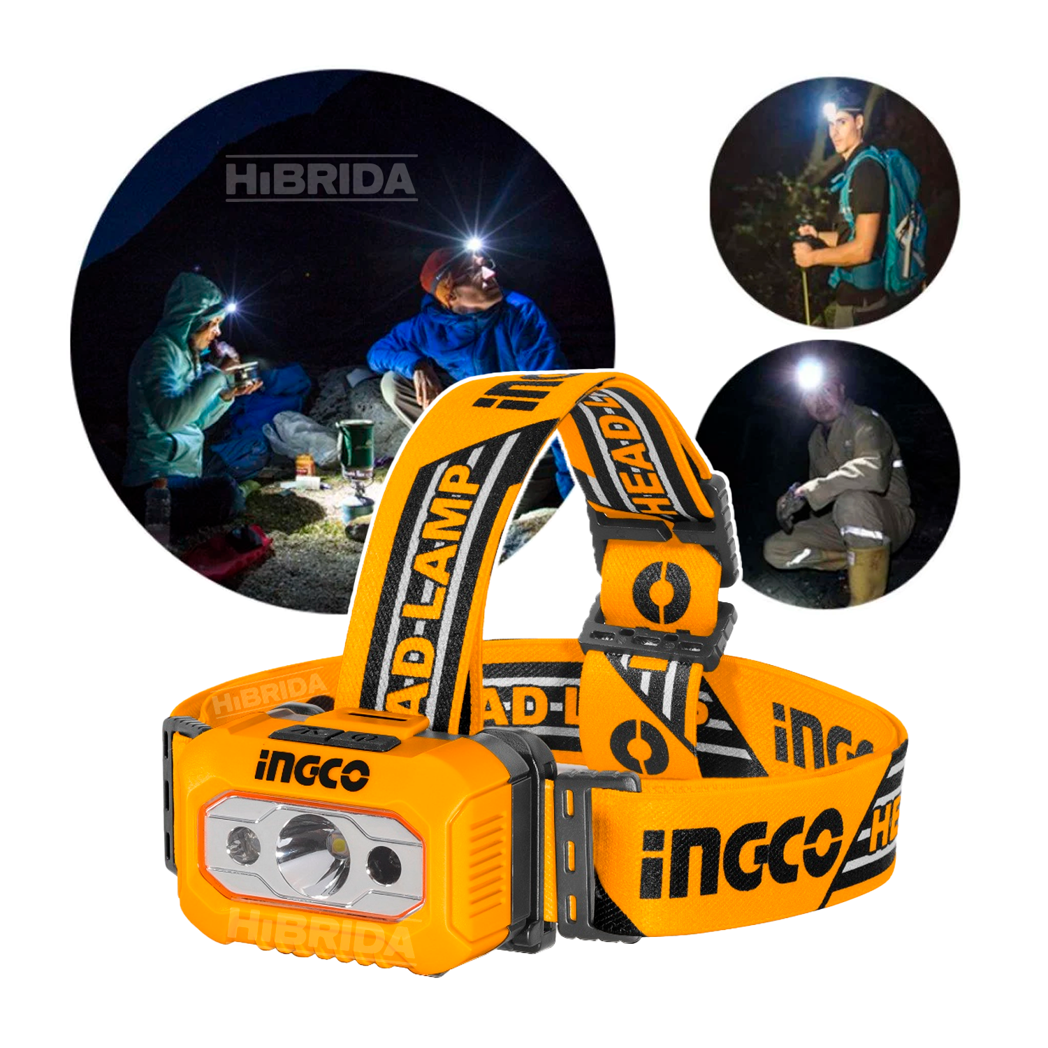 Linterna Vincha Minero Led 200 Lúmenes Multiuso – vista 3