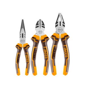 Set 3 Alicates 6 Y 8 Corte Punta Combinado INGCO