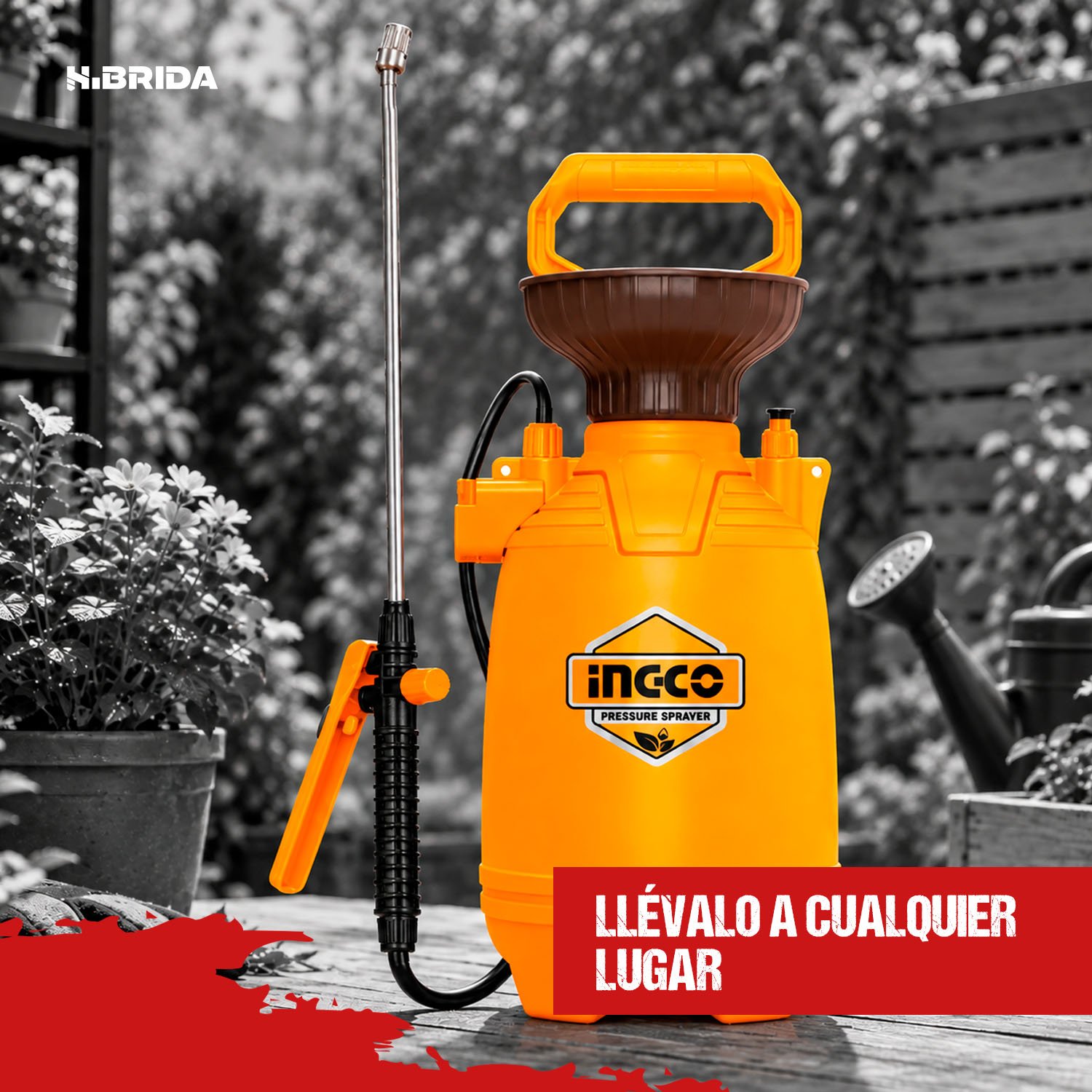 Pulverizador a Presión Fumigador 2.5 Bar 5LT HSPP30502 INGCO – vista 7