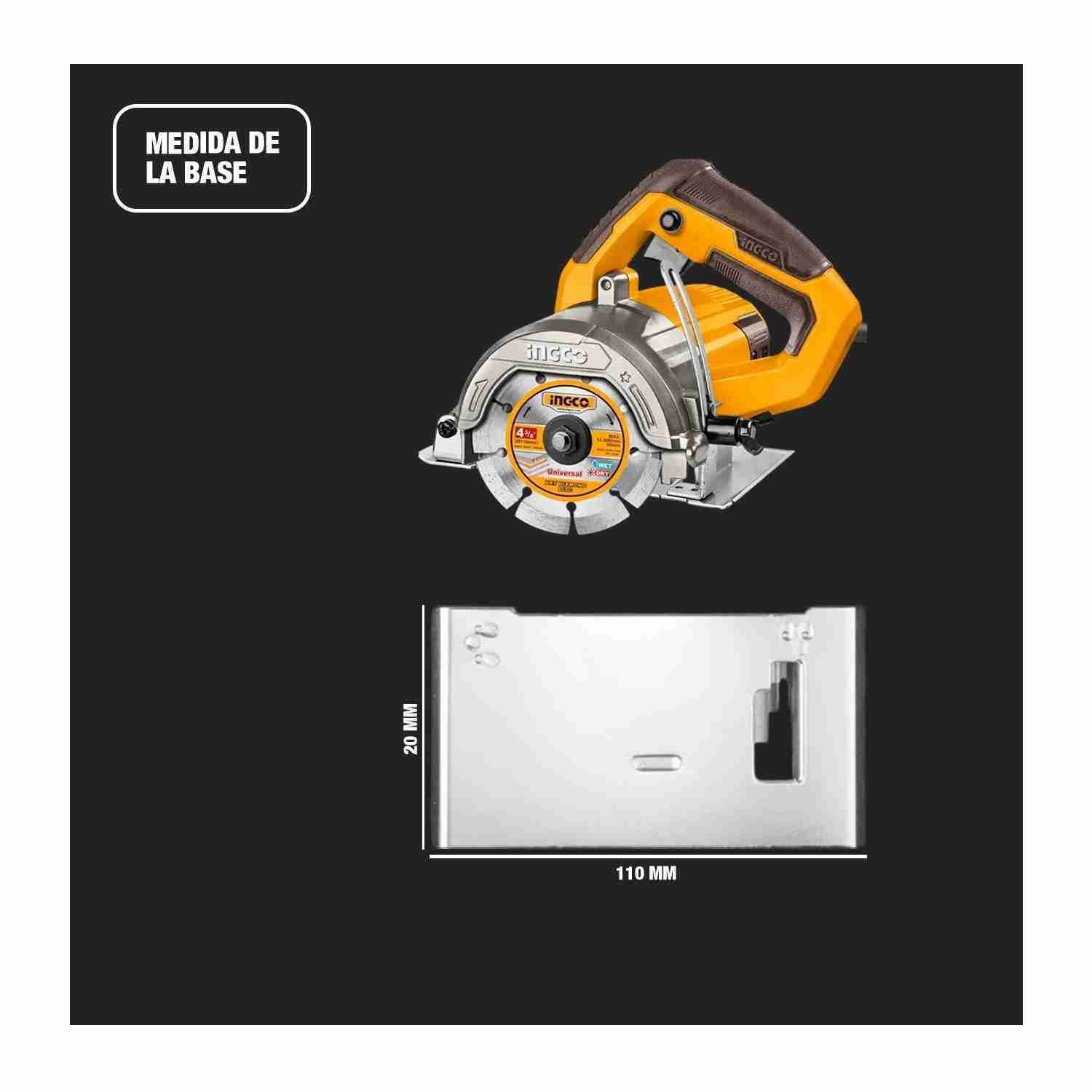 Cortadora De Mármol Eléctrica 1400 W 4 3/8′ Mc140068 INGCO – vista 6